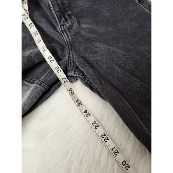 Hollister Womens Ultra High‎ Rise Dad Jeans Straight Black Color Block Juniors 9 - Picture 5 of 7